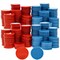 Juvale Plastic Counting Chips for Kids Math, Bingo & Poker Games, 500 Pack – 1 Inch Red and Blue Two-Color Counters for Classroom Learning, Sorting, Probability, Math Manipulatives & Game Tokens